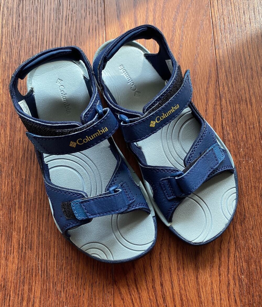 NWB Columbia Collegiate Blue Sandals Techsun Vent Youth Kids Size 3